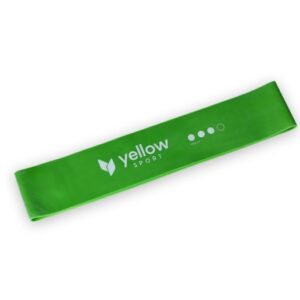 Taśma oporowa w pętli yellowLOOP Band opór 10-15 kg zielona